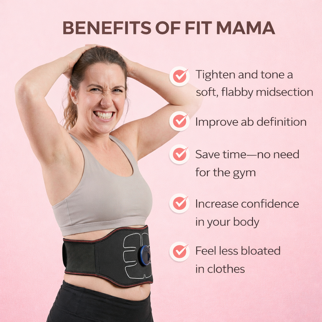 Fit Mama™ Hands-Free EMS Abs Trainer