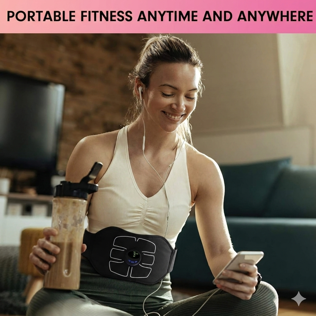 Fit Mama™ Hands-Free EMS Abs Trainer